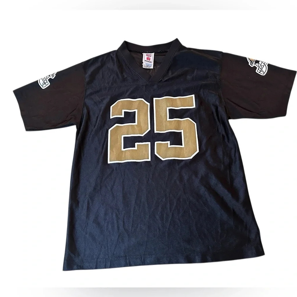 NFL Team Apparel Youth New Orleans Saints Reggie Bush Jersey Sz Large